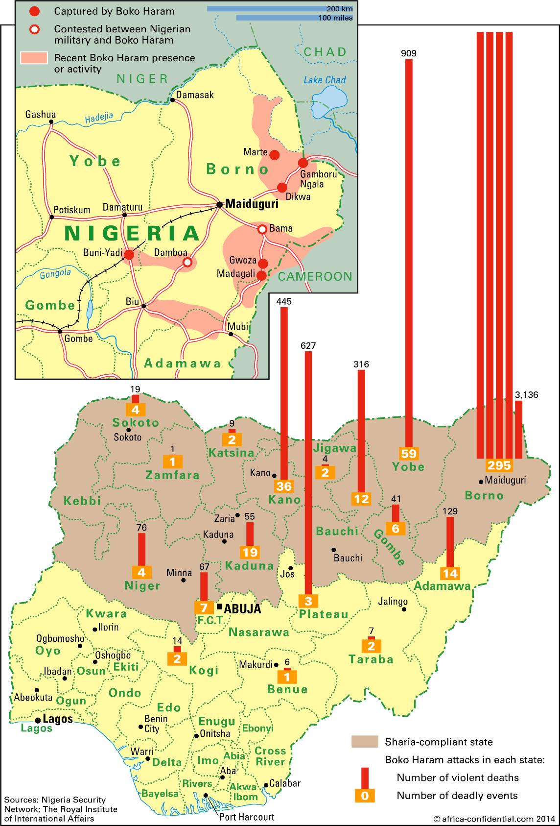 Nigeria map